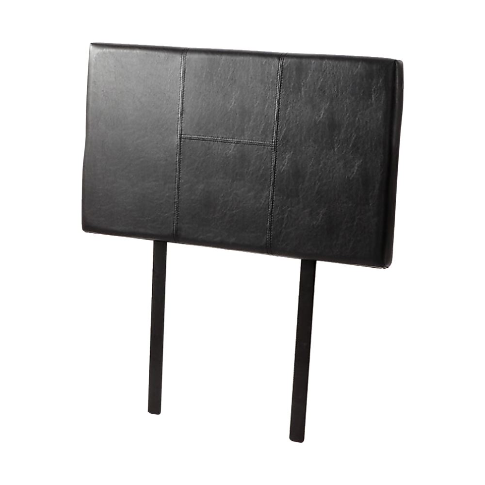 PU Leather Single Bed Headboard Bedhead - Black