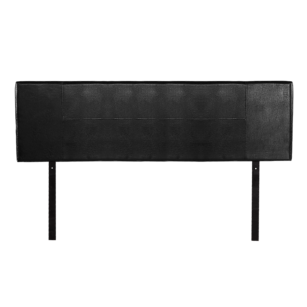 PU Leather King Bed Headboard Bedhead - Black