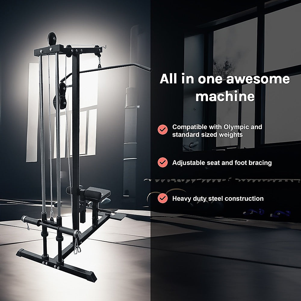 Lat PullDown Low Row Fitness Machine