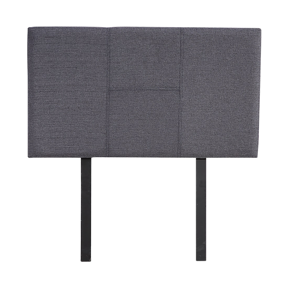 Linen Fabric Single Bed Headboard Bedhead - Grey