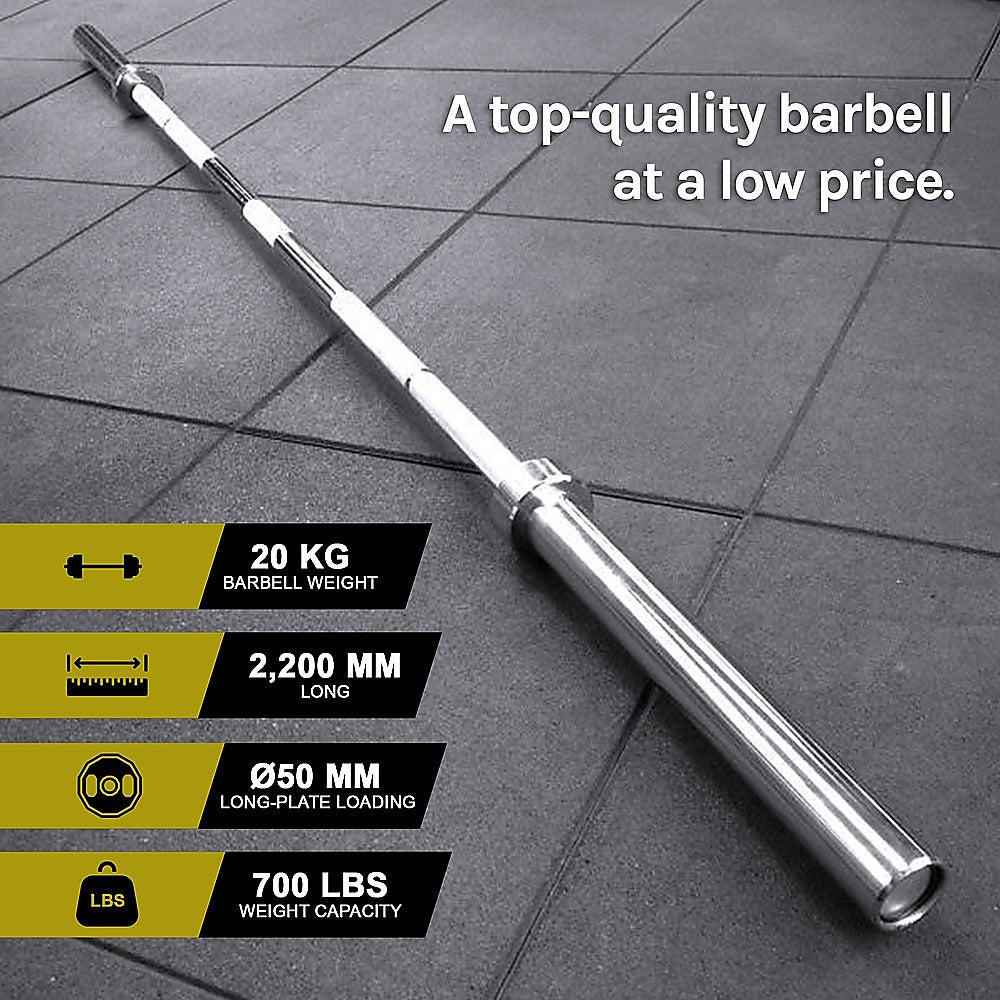 20kg Olympic Barbell (700lbs Rating)