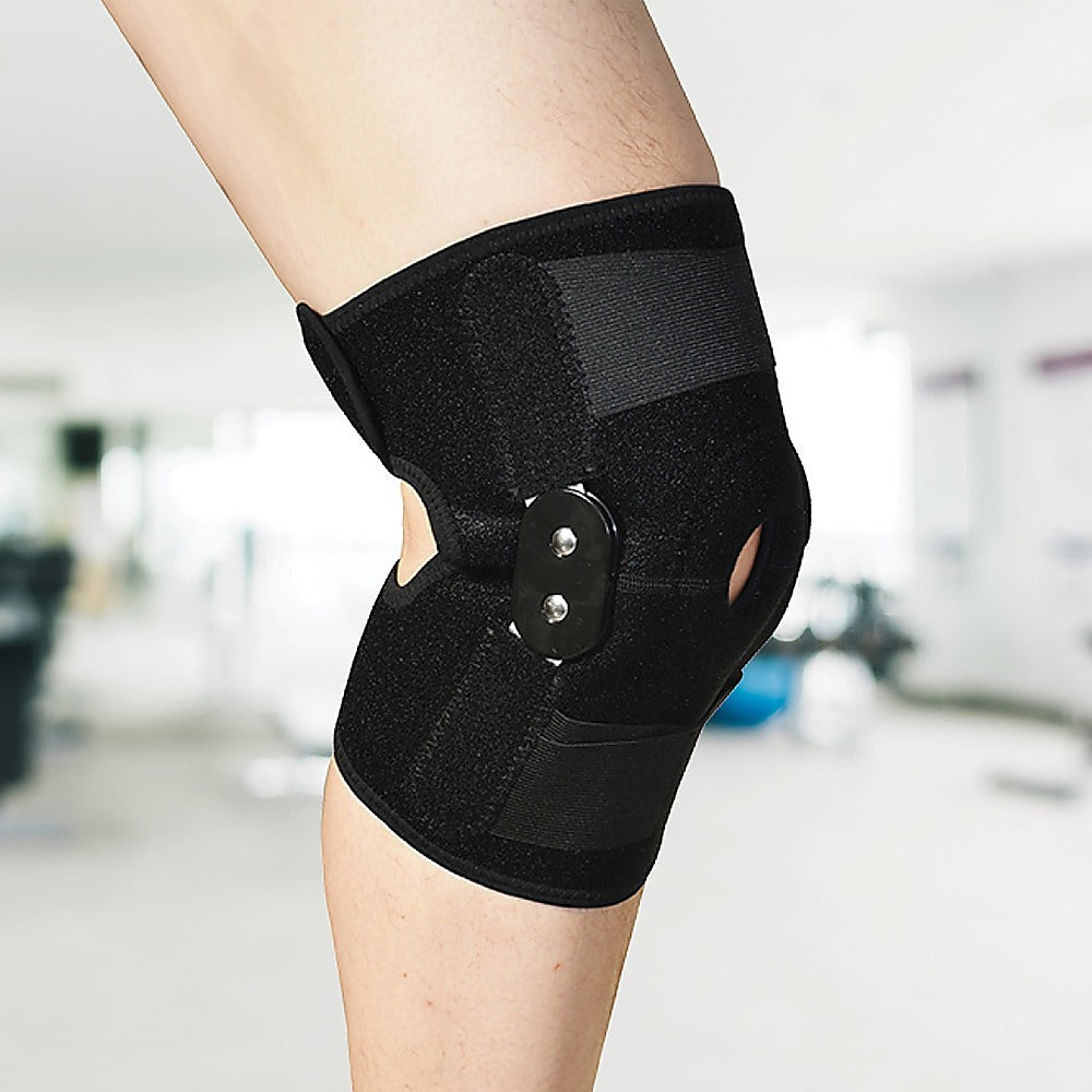 Hinged Full Knee Support Brace Protection Arthritis Injury Sports