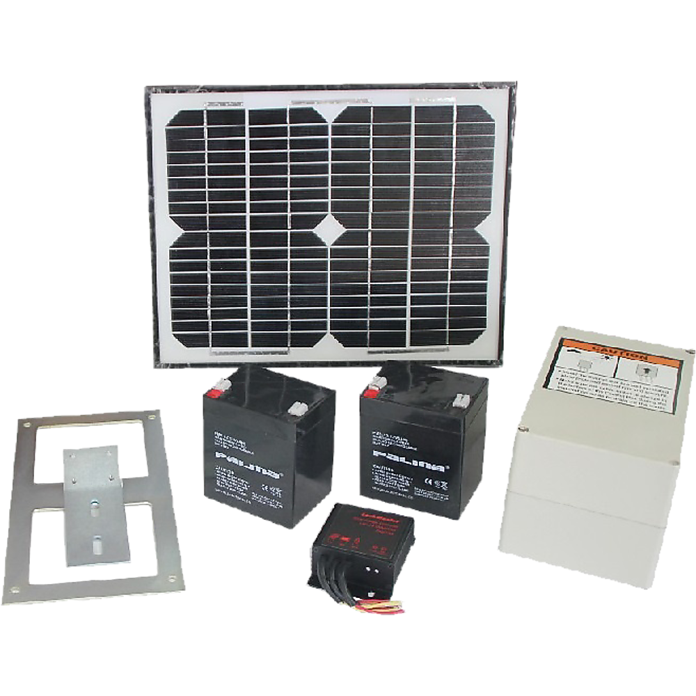 1000KG 10W Solar Double Swing Auto Motor Remote Gate Opener