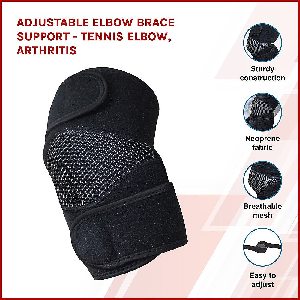 Adjustable Elbow Brace Support - Tennis Elbow, Arthritis