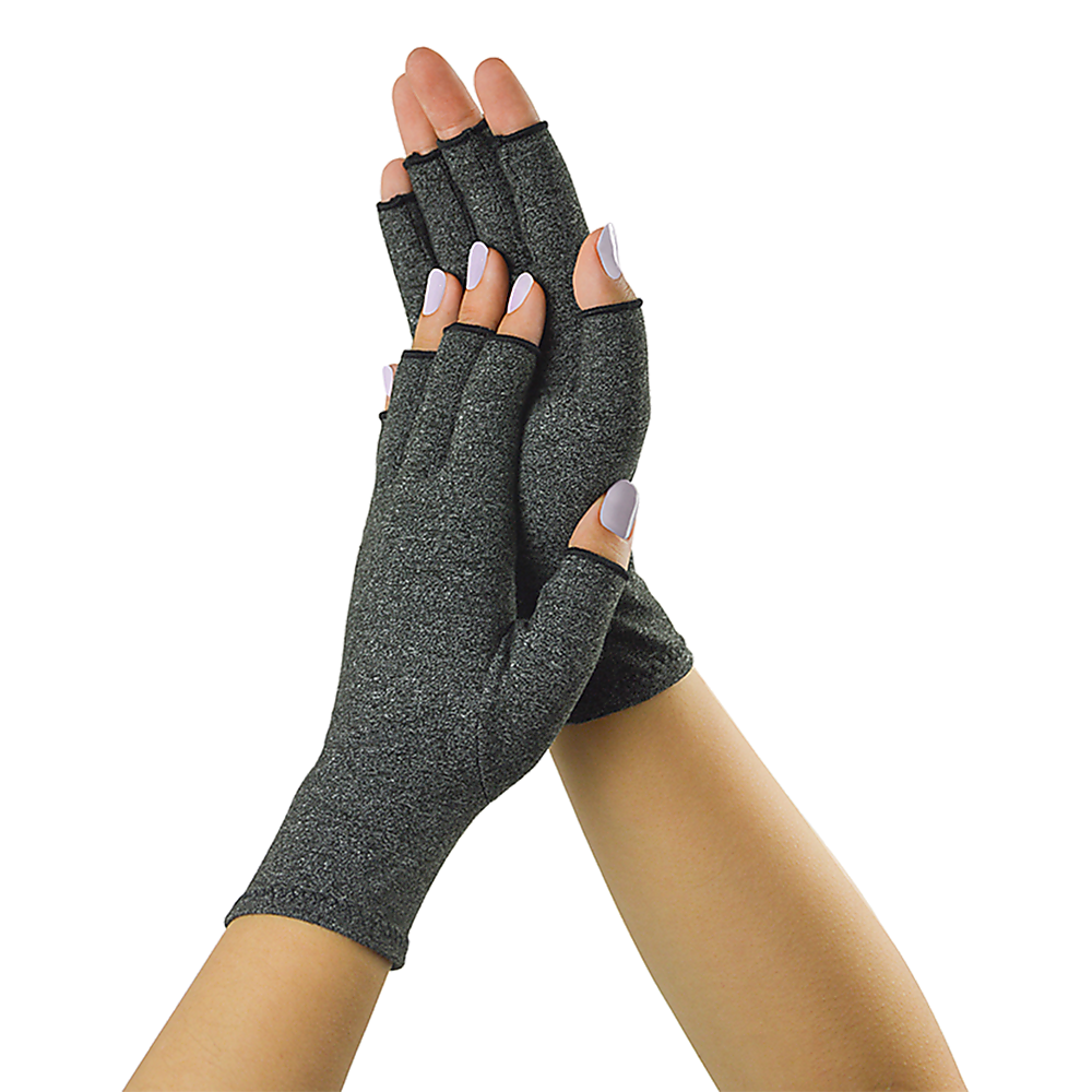 Arthritis Gloves Compression Joint Finger Hand Wrist Support Brace - Medium