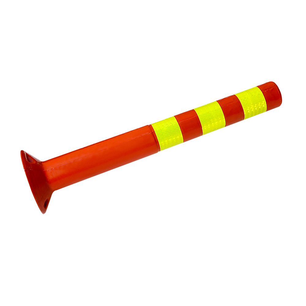 4x Plastic Traffic Bollard Barrier Post Crowd Control Safety