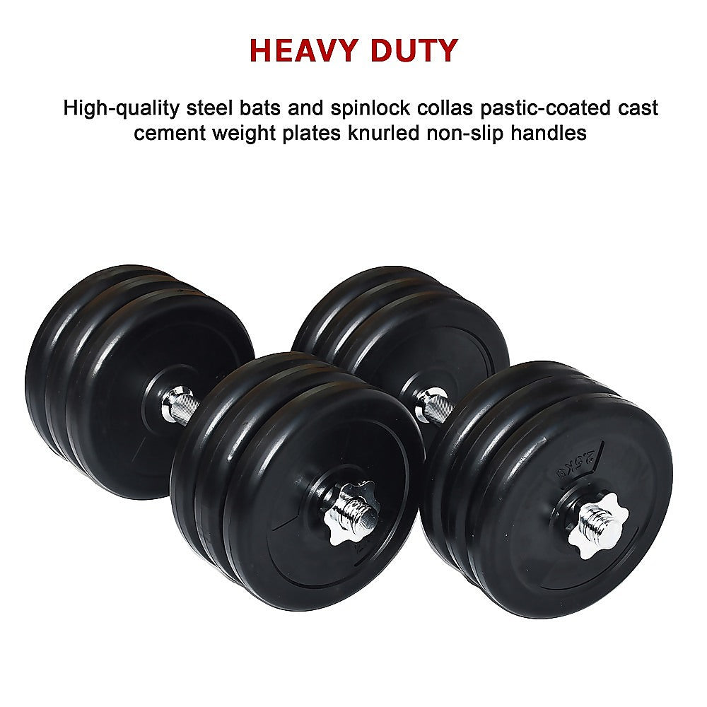 35KG Dumbbell Adjustable Weight Set