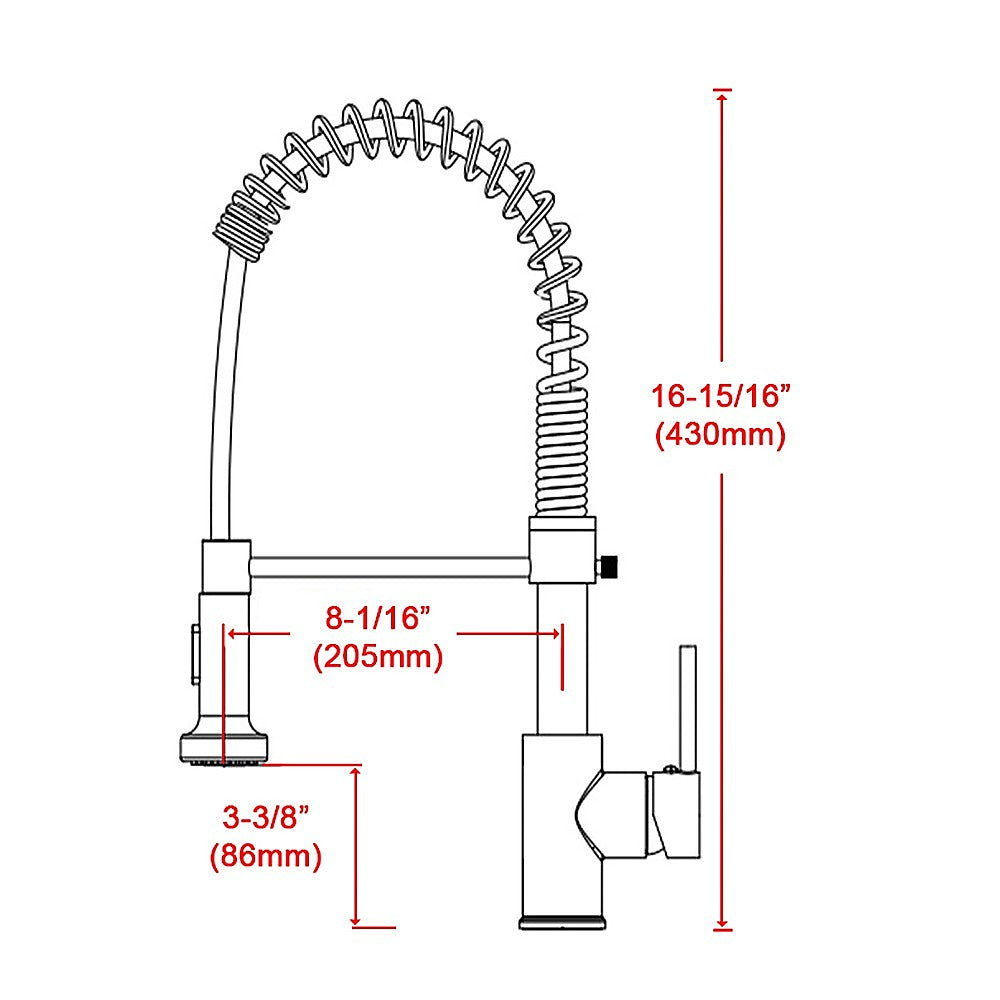 Basin Mixer Tap Faucet w/Extend -Kitchen Laundry Sink