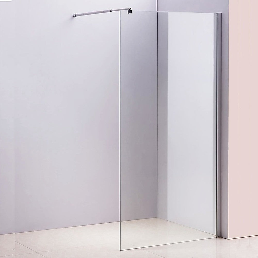 1000 x 2100mm Frameless 10mm Safety Glass Shower Screen