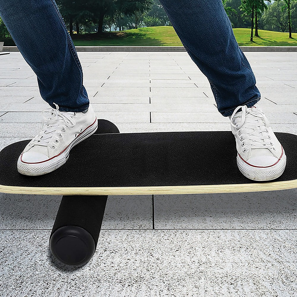 Balance Board Trainer with Stopper Wobble Roller