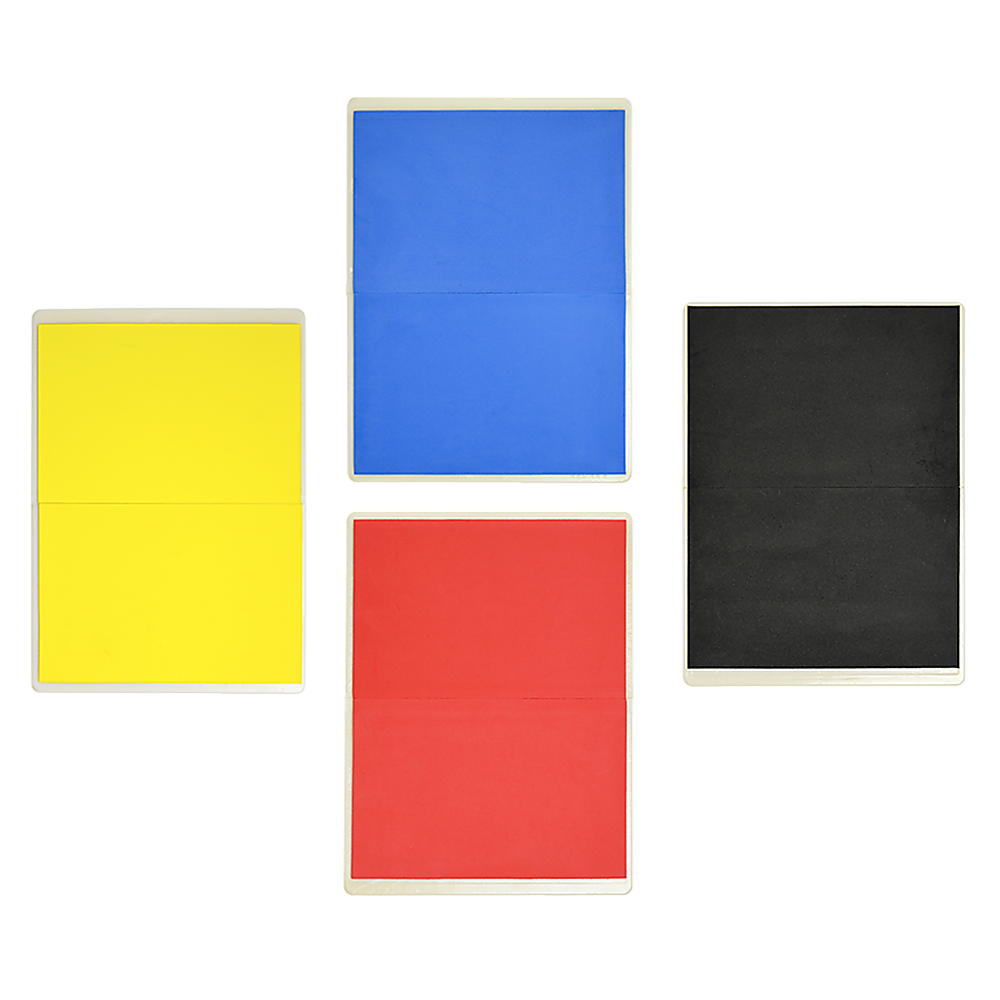 Martial Arts Supply Rebreakable Board Taekwondo, MMA, Karate-Set: Yellow, Blue, Red & Black