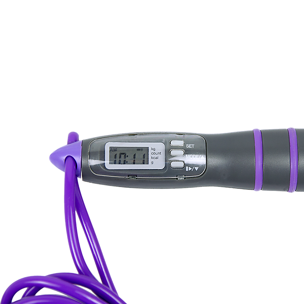 Digital LCD Skipping Jumping Rope - Purple