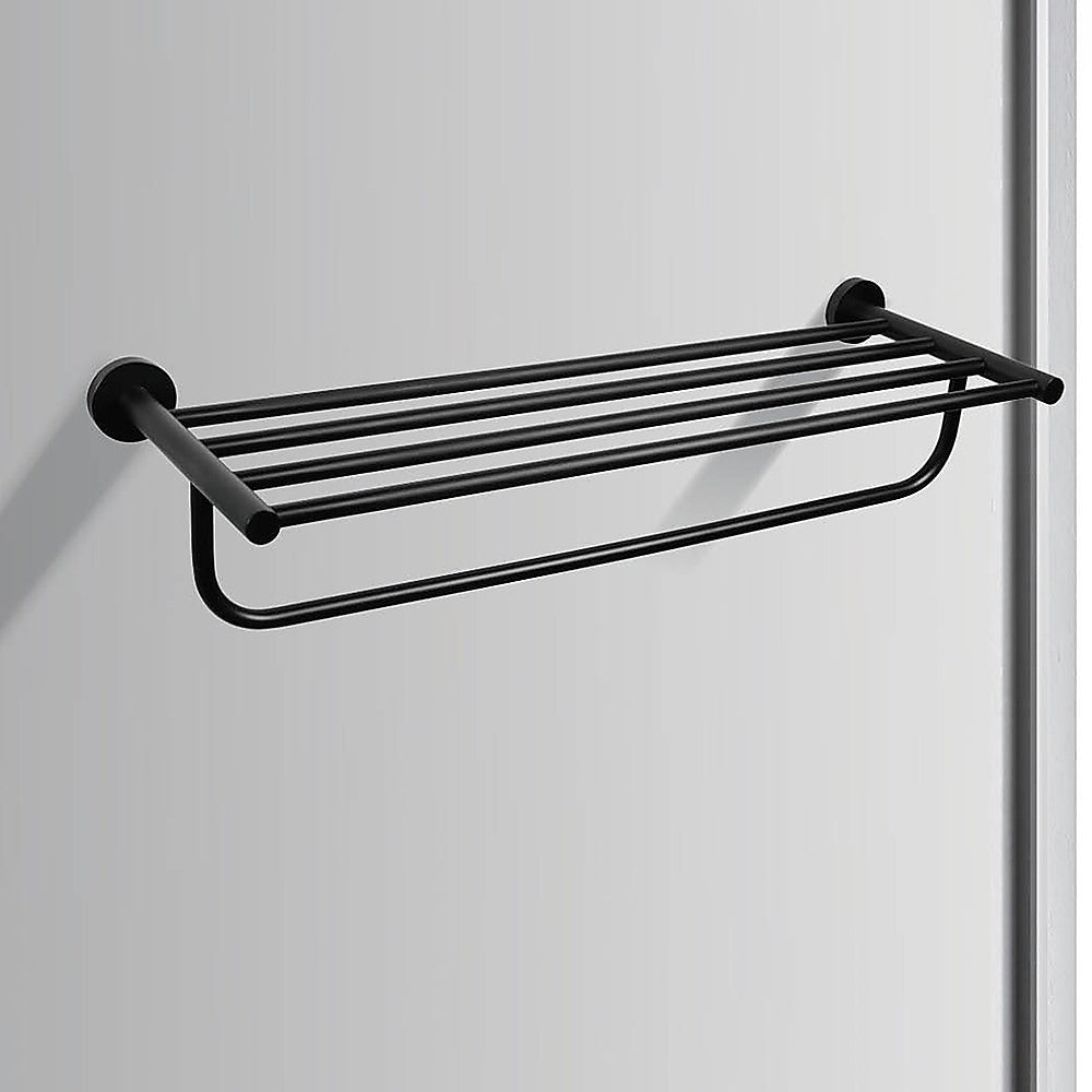 Classic Towel Bar Rail Bathroom Matte Black Finish