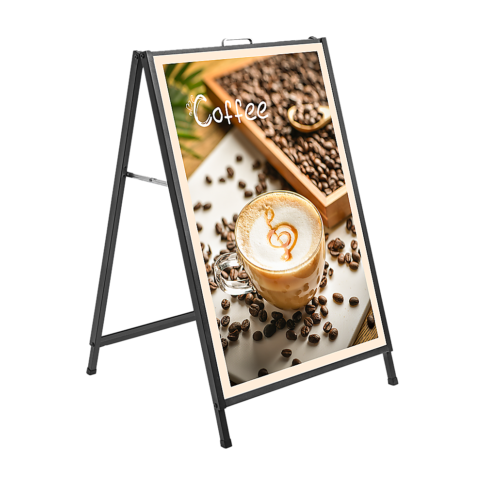 Frame Sign Sidewalk Sign Board 60x90cm For Advertising Poster Display