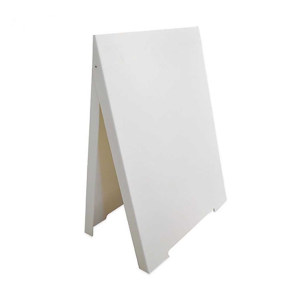 Double Side Sidewalk A-frame Sign Sandwich Board holds Graphic Plastic Panels