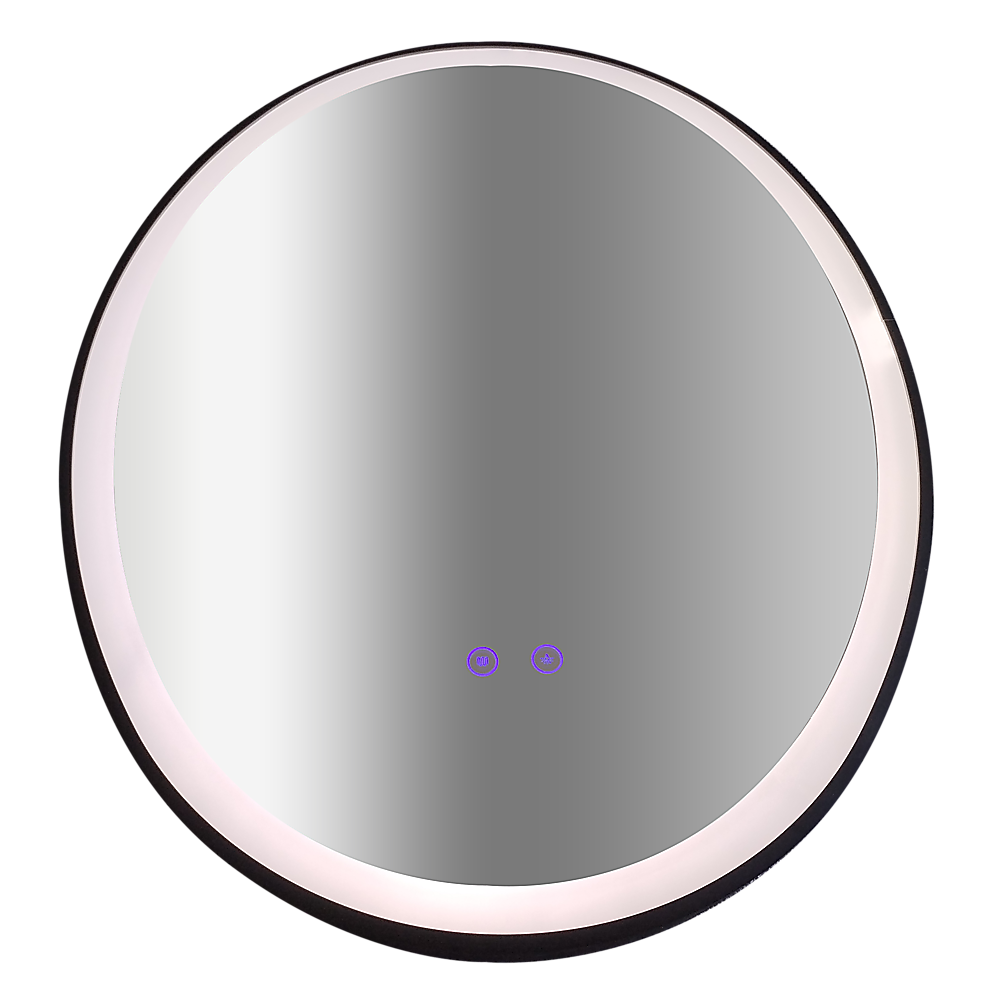 Round Mirror LED Anti-Fog Illuminated Bathroom Living Room