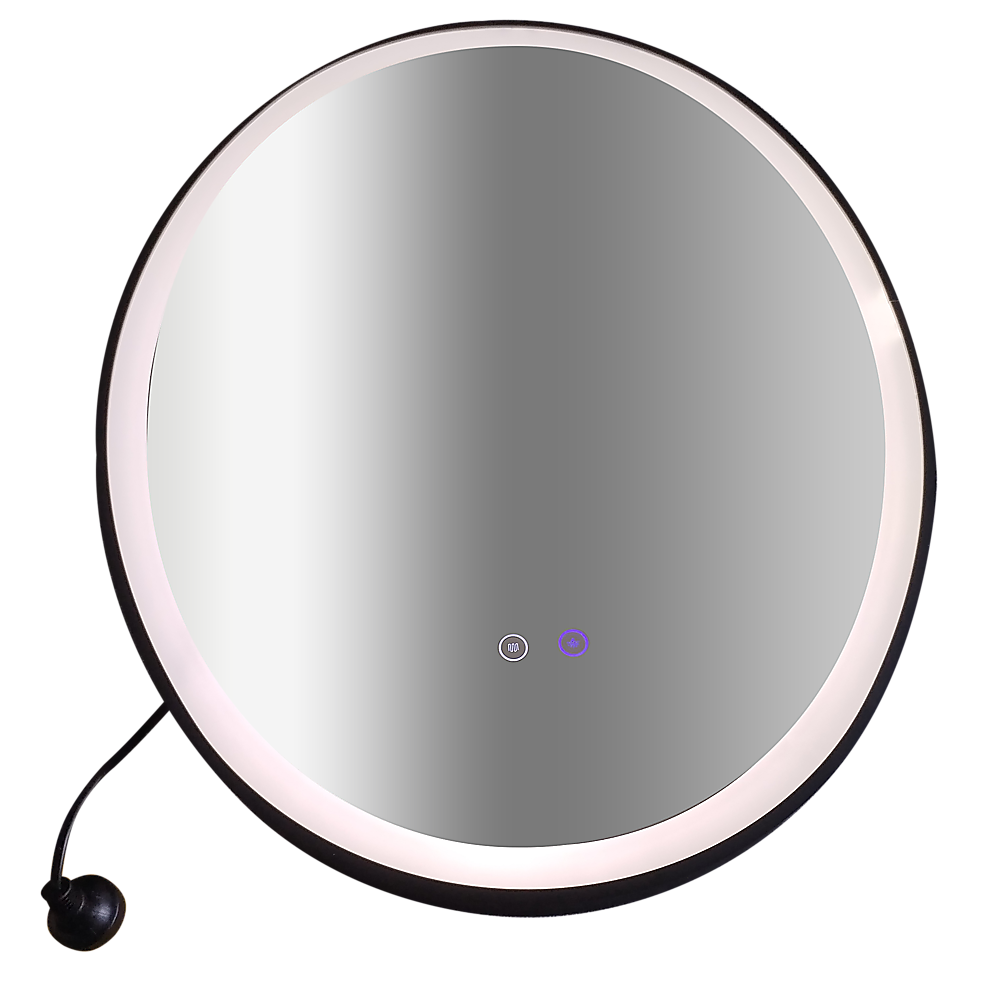 Round Mirror LED Anti-Fog Illuminated Bathroom Living Room