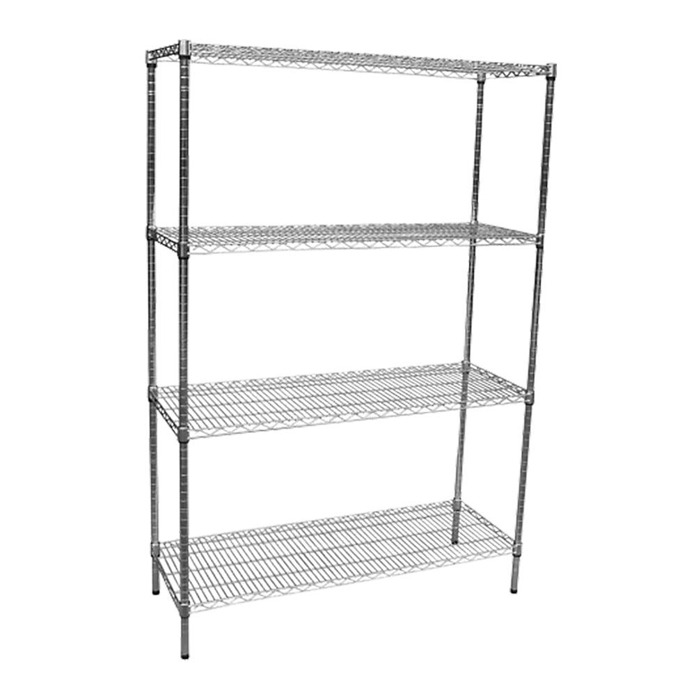 Modular Wire Storage Shelf 1200 x 450 x 1800mm Steel Shelving