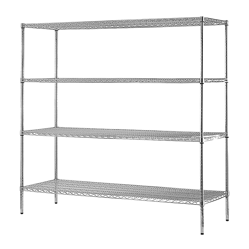 Modular Wire Storage Shelf 1500 x 450 x 1800mm Steel Shelving