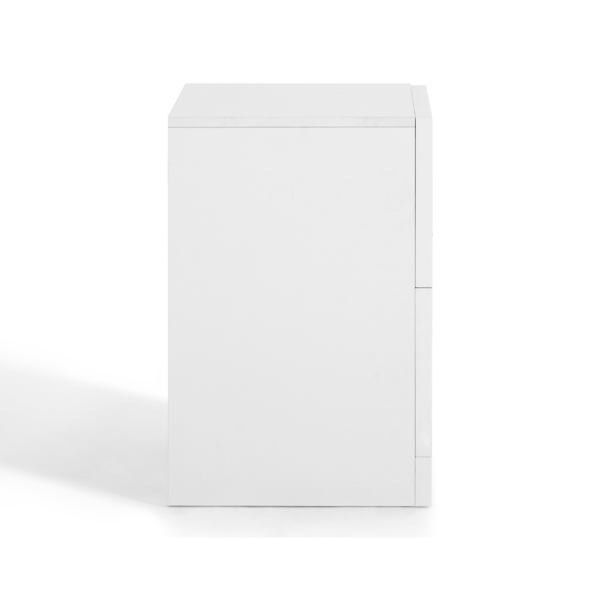 Dome White Bedside Table