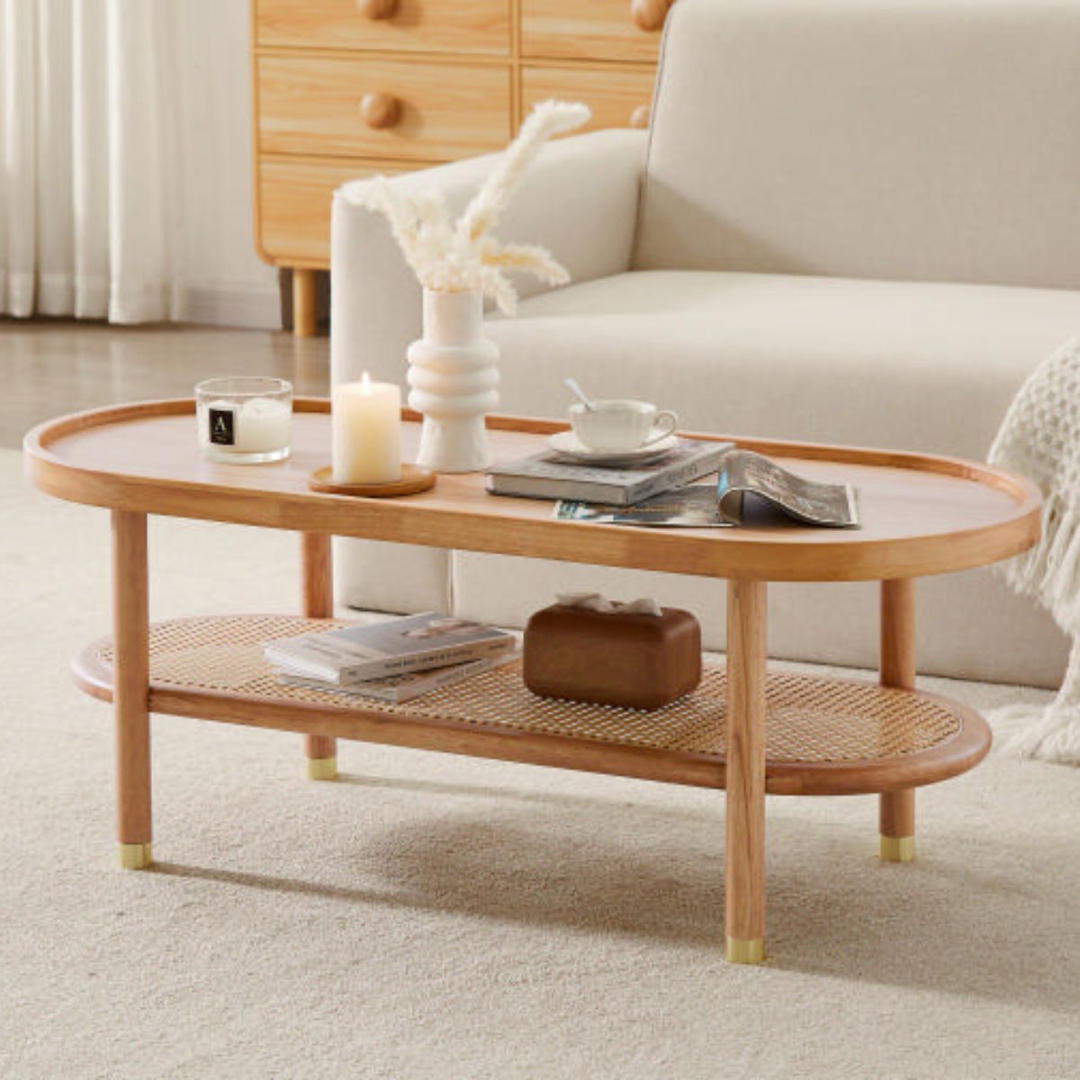 Lauren Natural Coffee Table