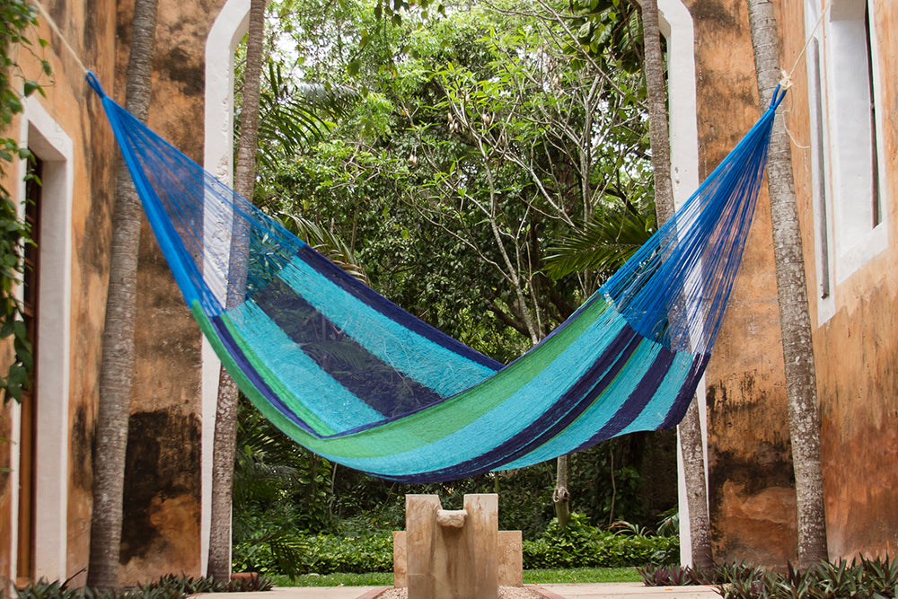 The out and about Mayan Legacy hammock Doble Size in Oceanica colour