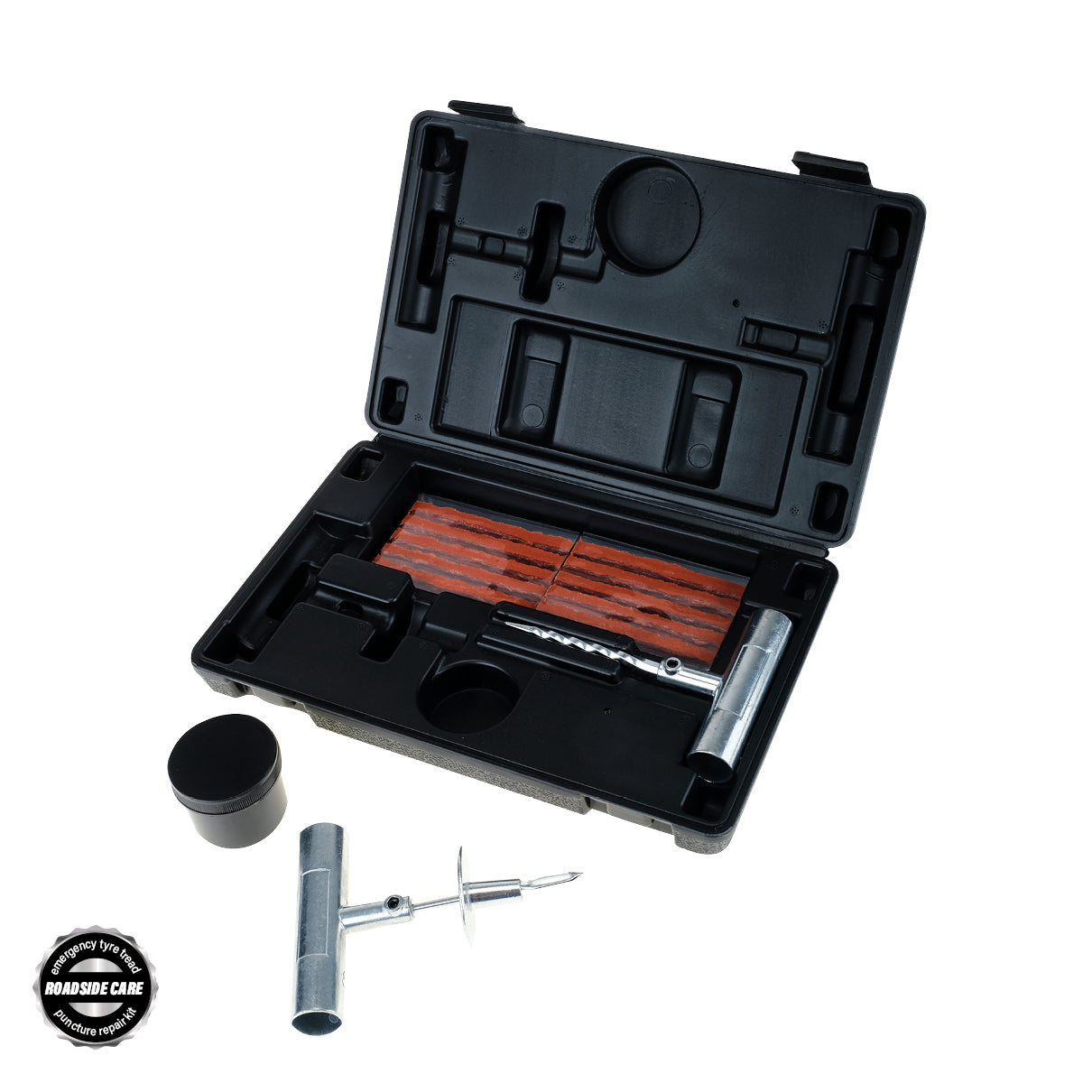Taipan 25PCE Tyre Puncture Repair Kit With Storage Case Professional Design